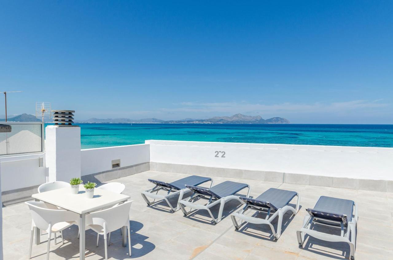 Yourhouse Blau Blue Sea View Apartment 1 2 Can Picafort  Exterior foto