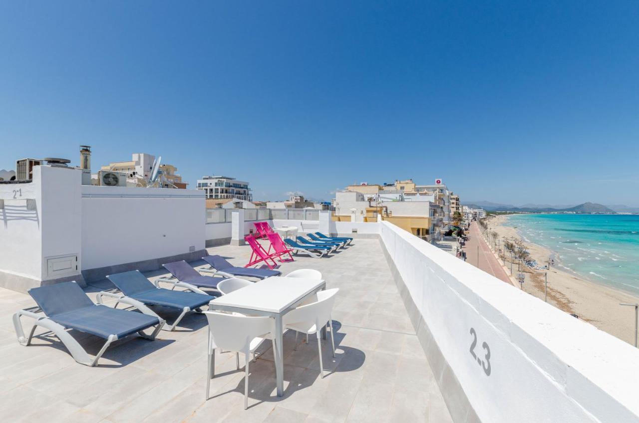 Yourhouse Blau Blue Sea View Apartment 1 2 Can Picafort  Exterior foto